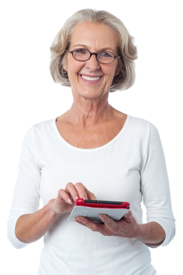 Woman With Tablet